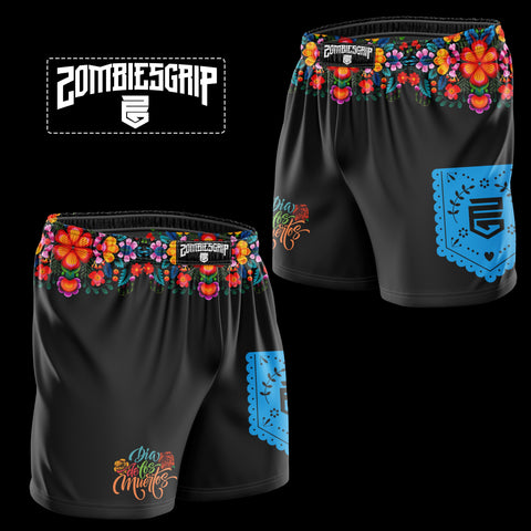 DIA DE LOS MUERTOS NOGI SHORTS